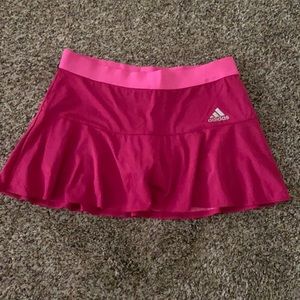Small Pink Adidas Tennis Skirt
